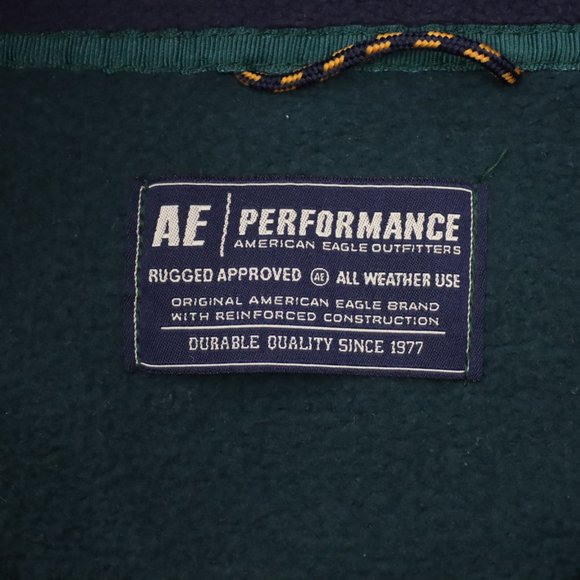 American Eagle Mens XL Snap Rugged Performance Fleece Pullover - Picture 3 of 5